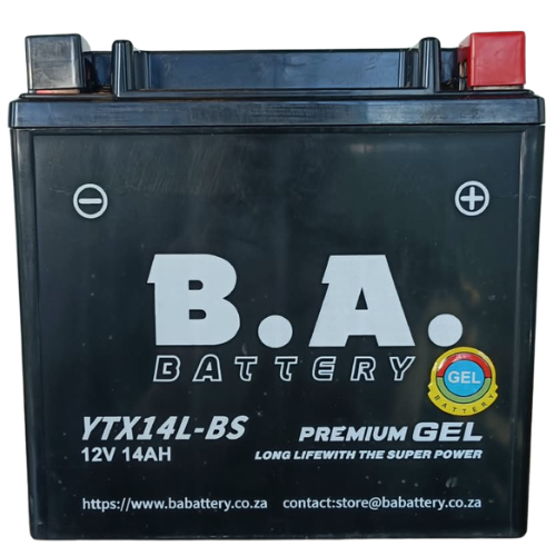 YTX14L-BS – 12V Battery - 14AH - 12 Month Warranty