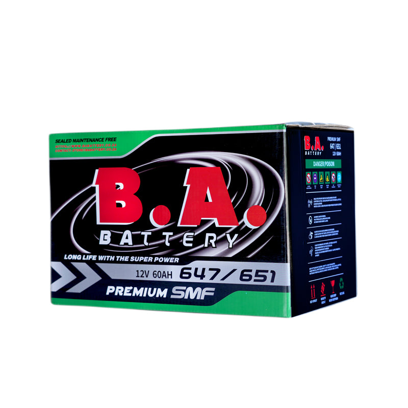 BA 647/651 – 12V Battery - 60 AH