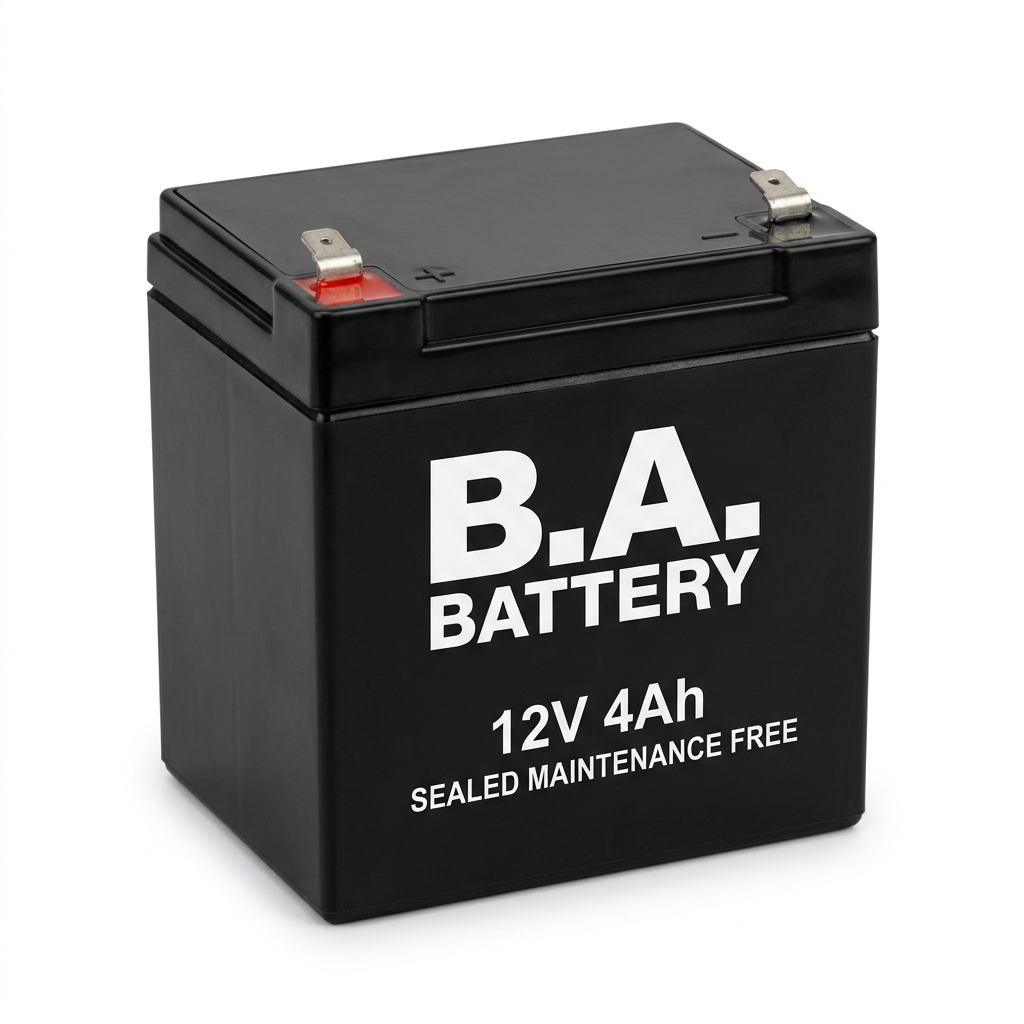 BA 12V 4Ah sealed battery illustration