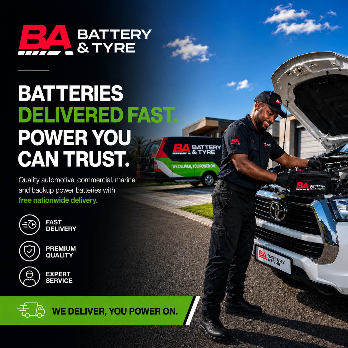 Call Out Battery Service - Heavy Duty Vehicles
